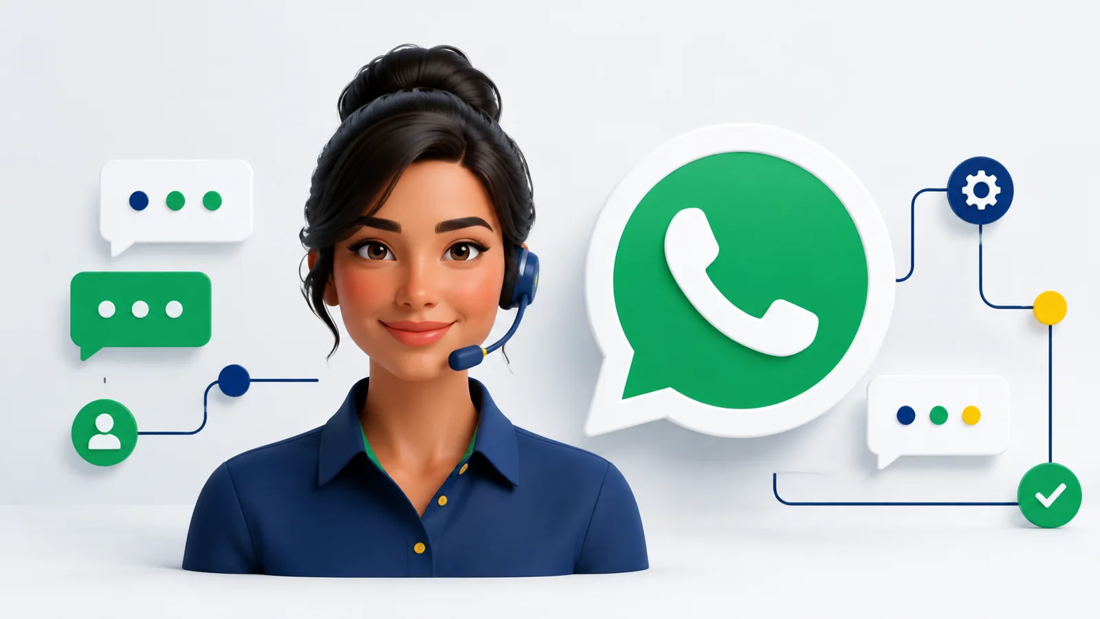 Atendimento inteligente e automações integradas ao WhatsApp